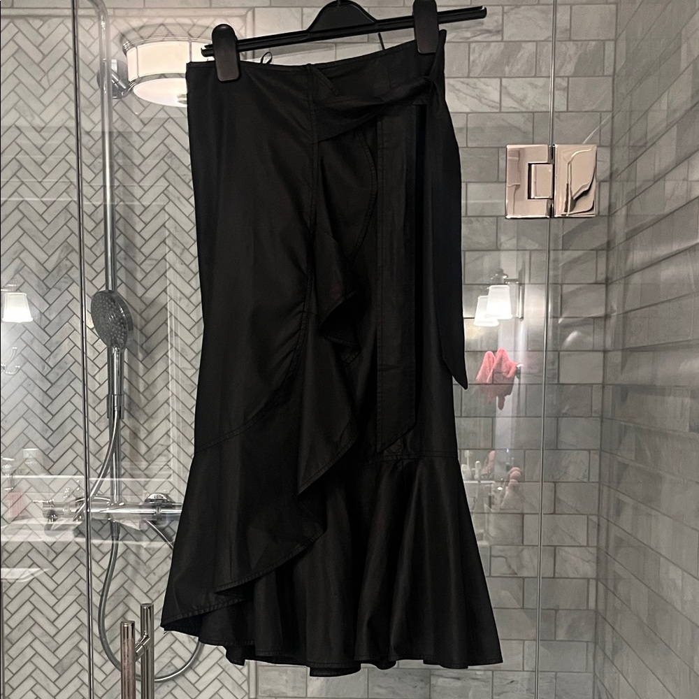 Pinko Black Asymmetrical Skirt